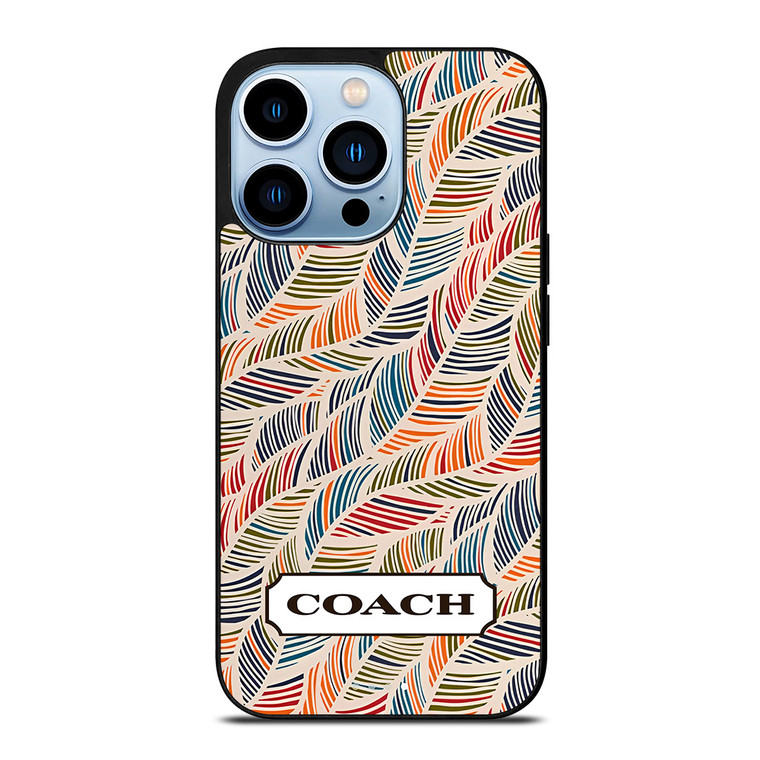 COACH NEW YORK LOGO MONOGRAM SEAMLESS PATTERN iPhone 13 Pro Max Case Cover