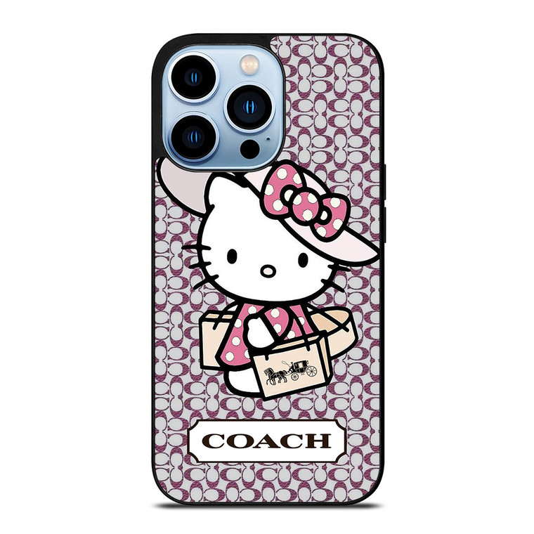 HELLO KITTY X COACH NEW YORK LOGO iPhone 13 Pro Max Case Cover
