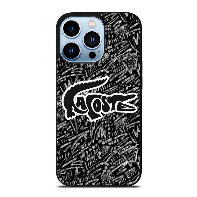 LACOSTE LOGO BLACK AND WHITE iPhone 13 Pro Max Case Cover