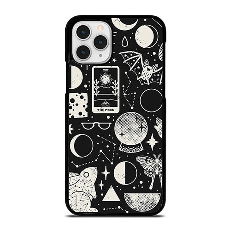 LUNAR PATTERN BLACK WHITE iPhone 11 Pro Case Cover