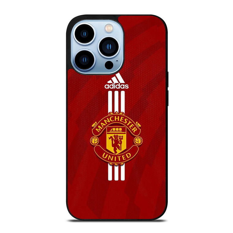 MANCHESTER UNITED FC FOOTBALL LOGO ADIDAS iPhone 13 Pro Max Case Cover