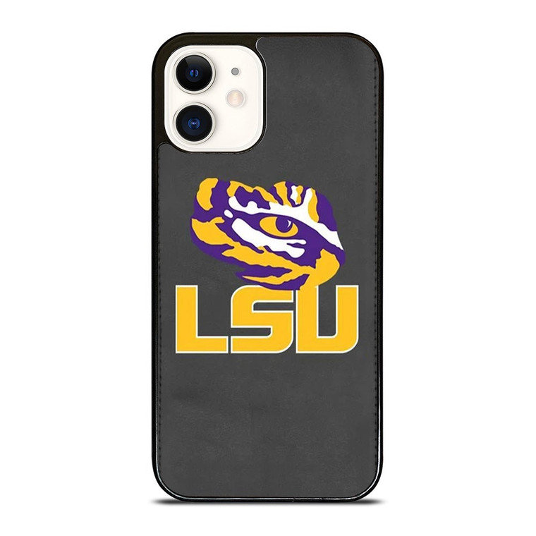 LSU TIGERS LEATHER LOGO iPhone 11 Pro Case Cover
