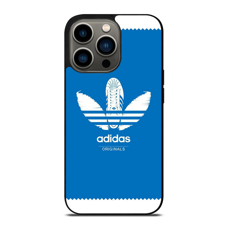ADIDAS LOGO SHOES BLUE ORIGINALS iPhone 13 Pro Case Cover