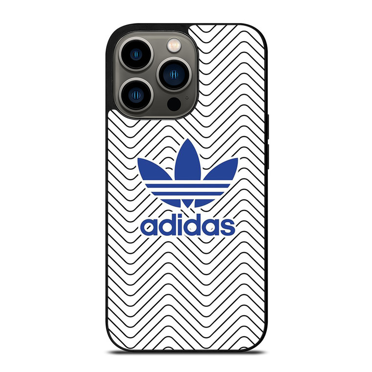 ADIDAS LOGO STRIPES WAVES iPhone 13 Pro Case Cover