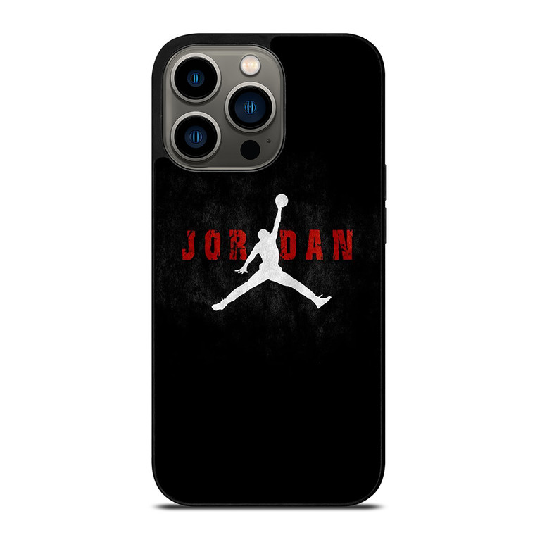 AIR JORDAN NIKE RED BLACK iPhone 13 Pro Case Cover