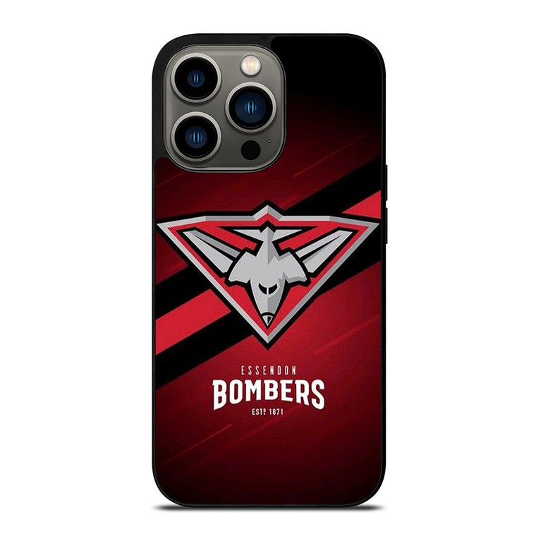 ESSENDON BOMBERS FOOTBALL CLUB LOGO iPhone 13 Pro Case Cover