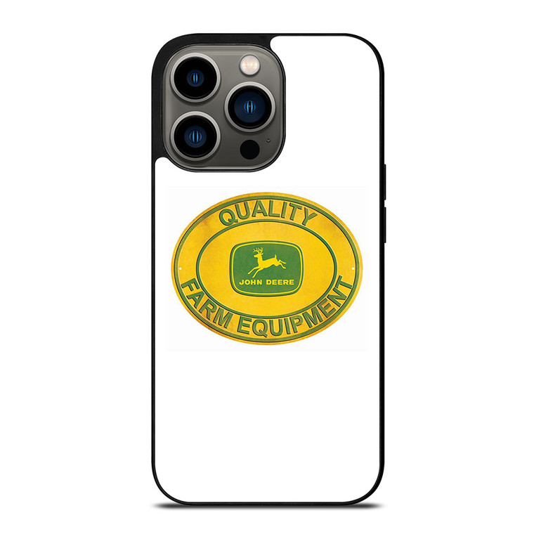 JOHN DEERE TRACTOR LOGO FARM EQUIPMENT iPhone 13 Pro Case Cover
