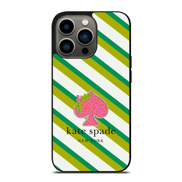 KATE SPADE NEW YORK LOGO FRUITY GREEN iPhone 13 Pro Case Cover