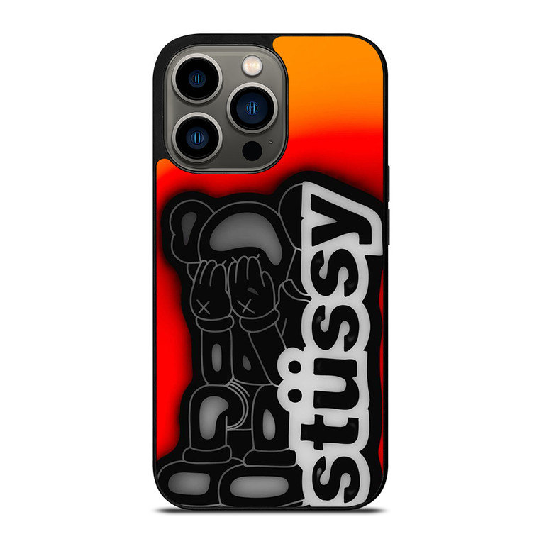 KAWS STUSSY iPhone 13 Pro Case Cover