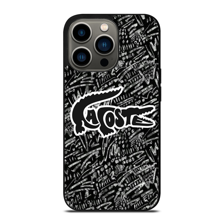 LACOSTE LOGO BLACK AND WHITE iPhone 13 Pro Case Cover