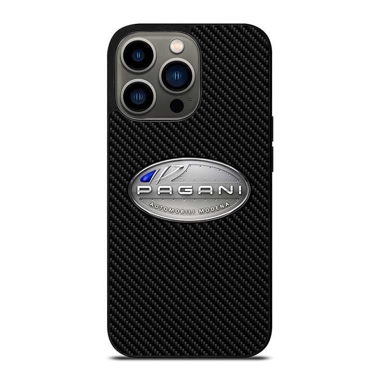 PAGANI CAR LOGO CARBON iPhone 13 Pro Case Cover