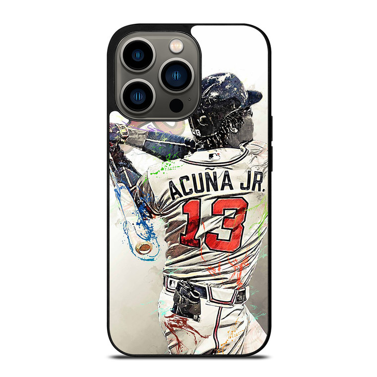 RONALD ACUNA JR 13 ATLANTA BRAVES iPhone 13 Pro Case Cover
