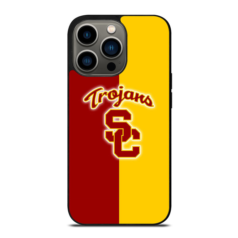 USC TROJANS BASKETBALL UNIVERSITY LOGO iPhone 13 Pro Case Cover