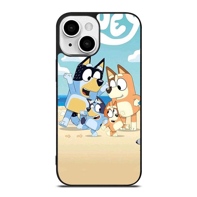 BLUEY HEELERS FAMILY CARTOON iPhone 13 Mini Case Cover