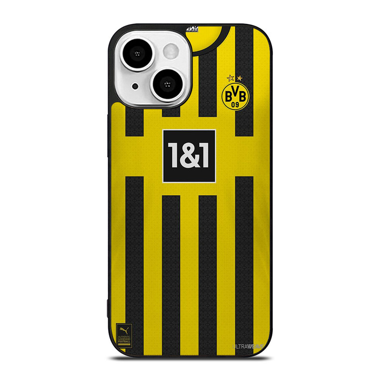 BORUSSIA DORTMUND BVB FOOTLBALL JERSEY iPhone 13 Mini Case Cover BORUSSIA DORTMUND BVB FOOTLBALL JERSEY iPhone 13 Mini Case Cover
