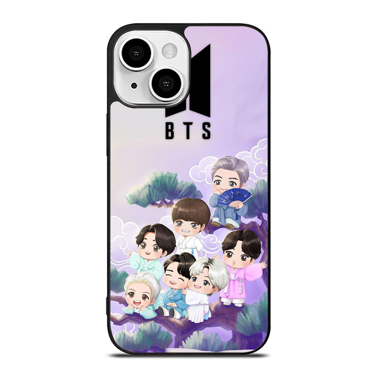 BTS BANGTAN BOYS KPOP KOREA CARTOON iPhone 13 Mini Case Cover