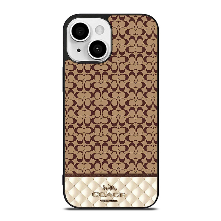 COACH NEW YORK LUXURY FASHION LOGO iPhone 13 Mini Case Cover