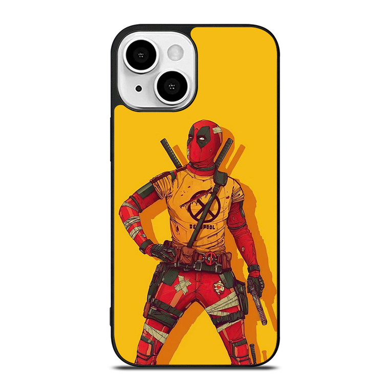 DEADPOOL X-MEN MARVEL CARTOON iPhone 13 Mini Case Cover