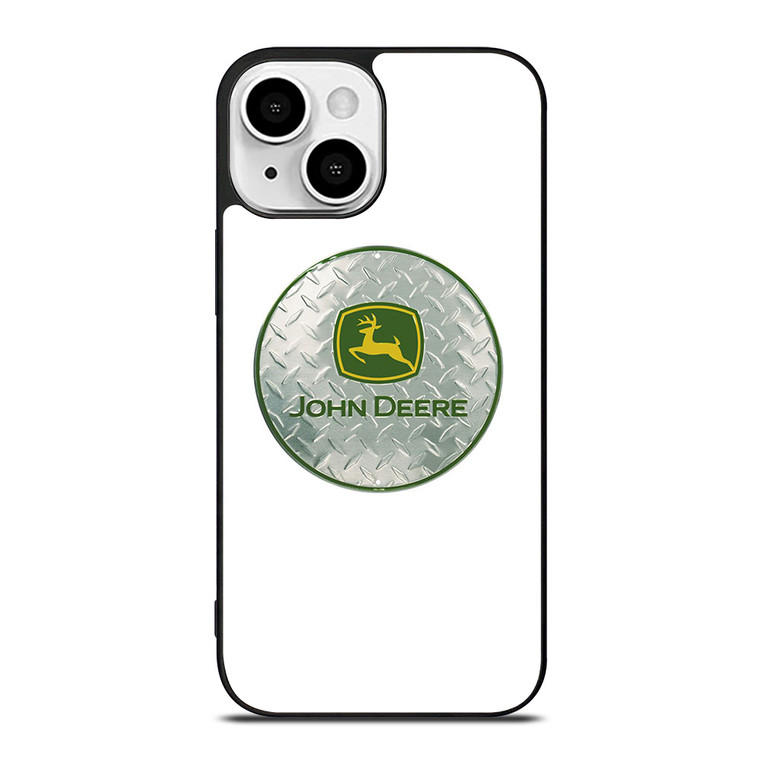 JOHN DEERE TRACTOR METAL LOGO iPhone 13 Mini Case Cover