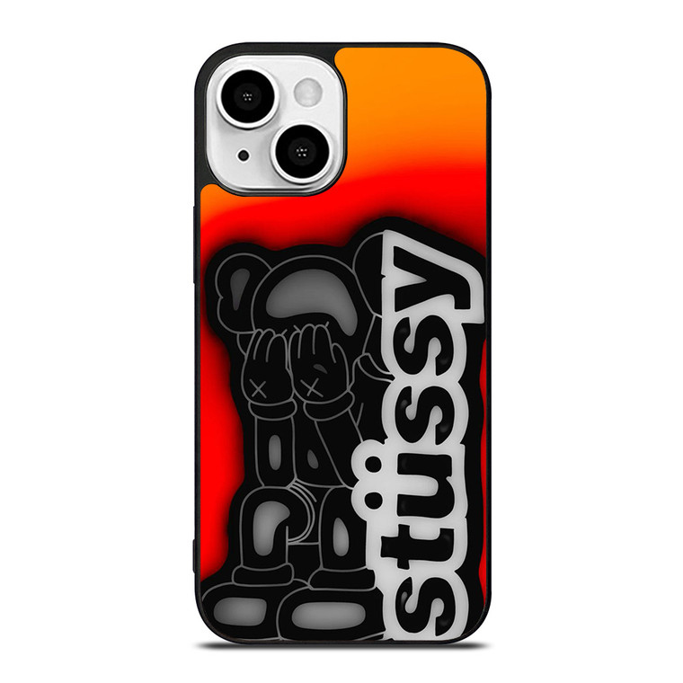 KAWS STUSSY iPhone 13 Mini Case Cover