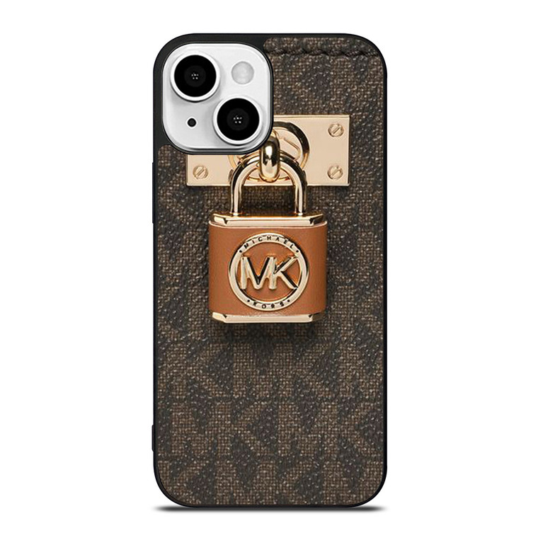 MICHAEL KORS MK LOGO PADLOCK iPhone 13 Mini Case Cover
