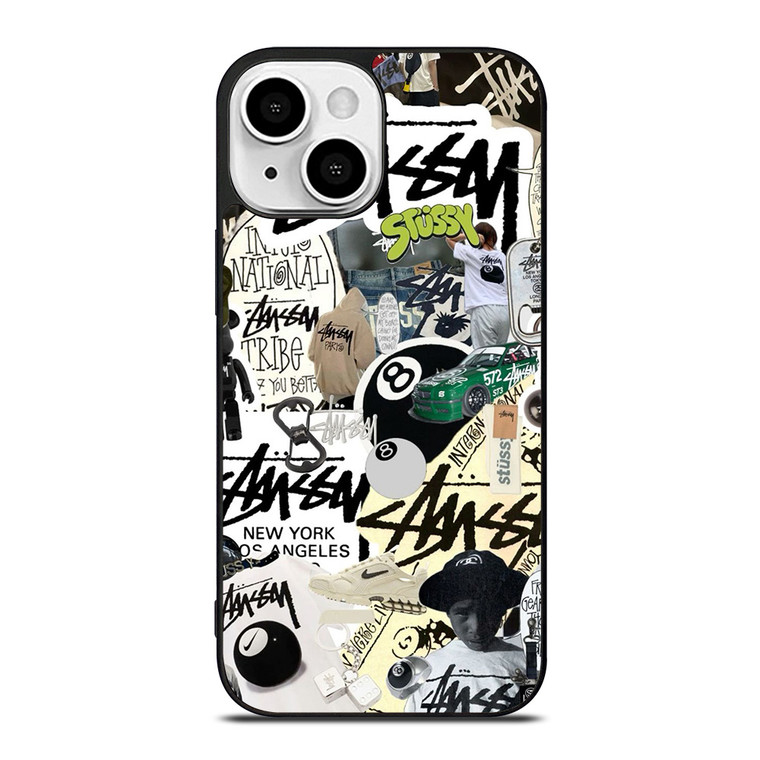 STUSSY COLLAGE iPhone 13 Mini Case Cover