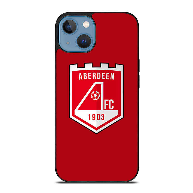 ABERDEEN FC FOOTBALL CLUB LOGO SCOTLAND iPhone 13 Case Cover