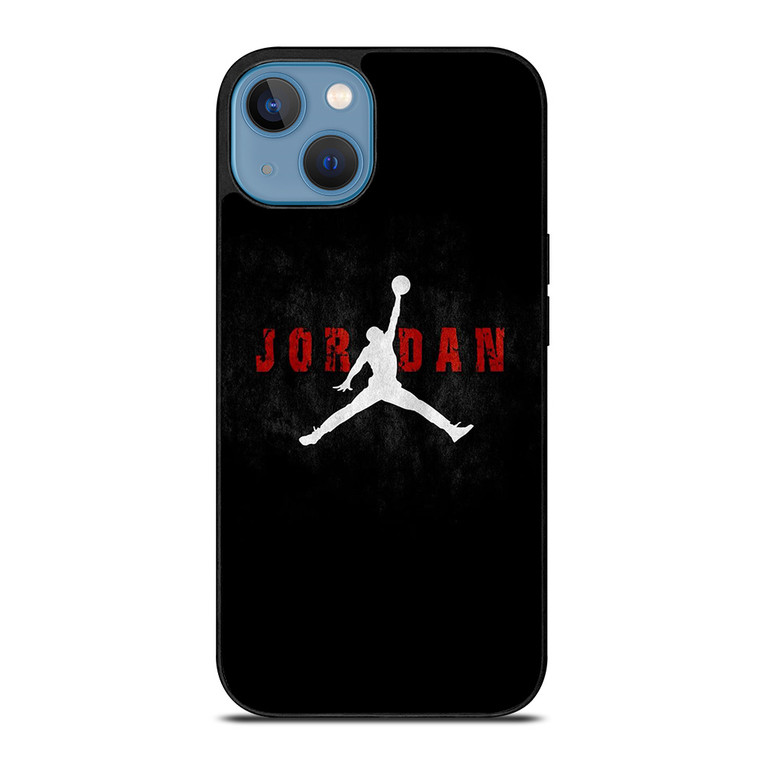 AIR JORDAN NIKE RED BLACK iPhone 13 Case Cover
