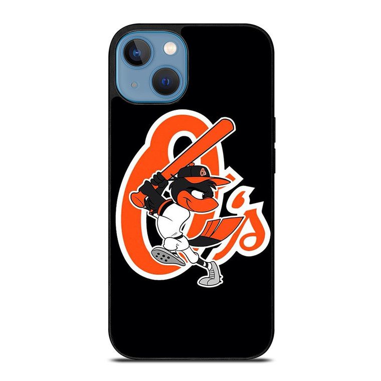 BALTIMORE ORIOLES LOGO BASEBALL TEAM MASCOT iPhone 13 Case Cover