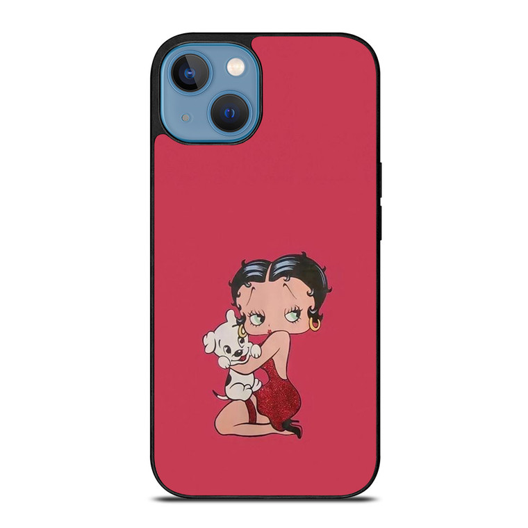BETTY BOOP AND PUDGY CARTOON iPhone 13 Case Cover