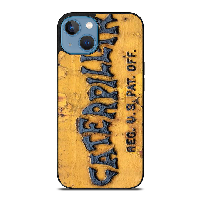 CATERPILLAR TRACTOR LOGO RUSTY EMBLEM iPhone 13 Case Cover