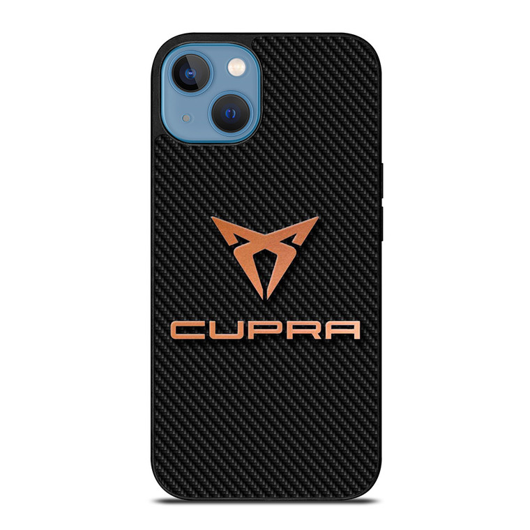 CUPRA CAR LOGO CARBON iPhone 13 Case Cover