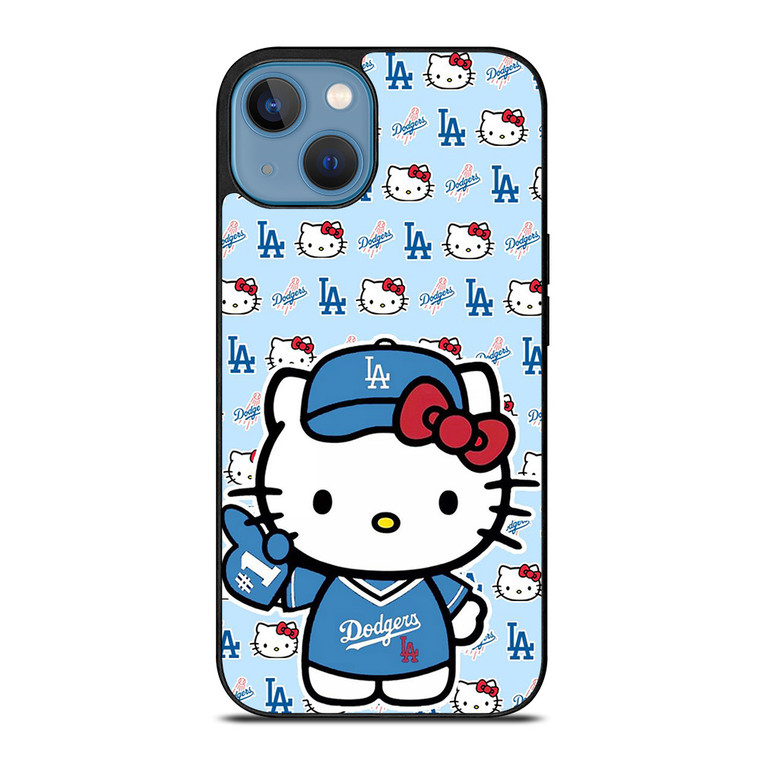 LA DODGERS HELLO KITTY iPhone 13 Case Cover