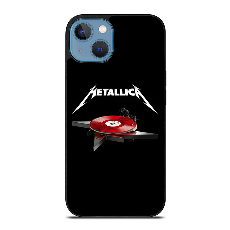 METALLICA BAND LOGO TURNTABLE iPhone 13 Case Cover