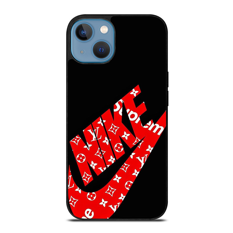 NIKE LV LOUIS VUITTON LOGO iPhone 13 Case Cover