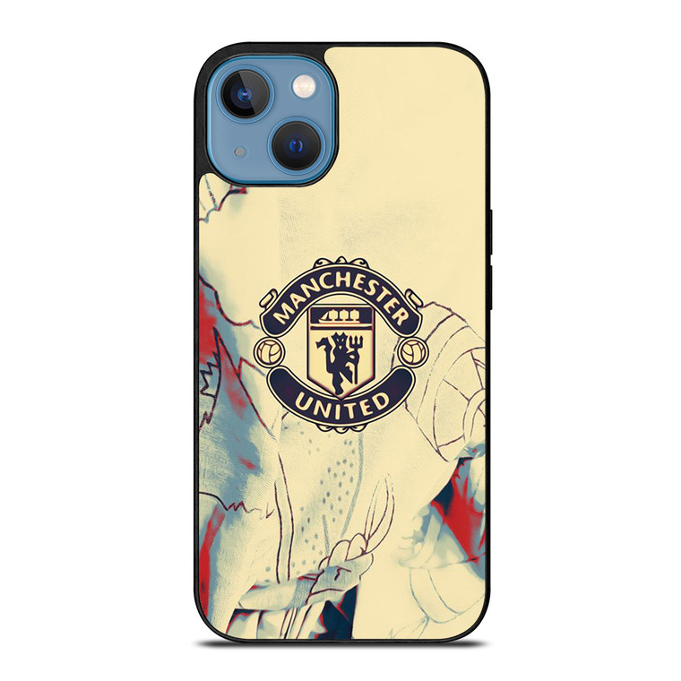 RED DEVILS MANCHESTER UNITED FC LOGO iPhone 13 Case Cover