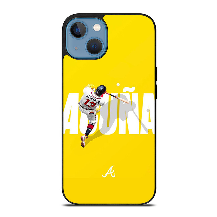 RONALD ACUNA JR ATLANTA BRAVES 13 iPhone 13 Case Cover RONALD ACUNA JR ATLANTA BRAVES 13 iPhone 13 Case Cover