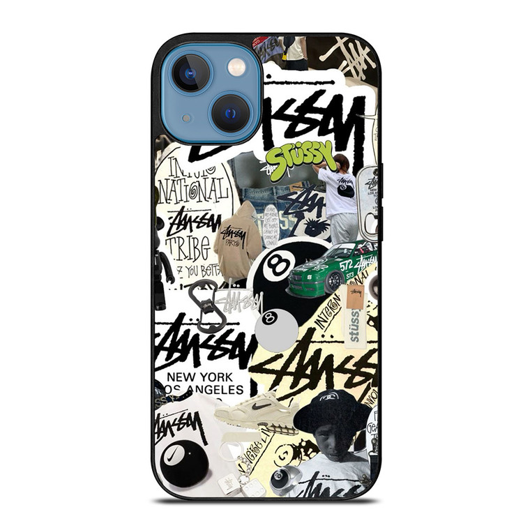 STUSSY COLLAGE iPhone 13 Case Cover