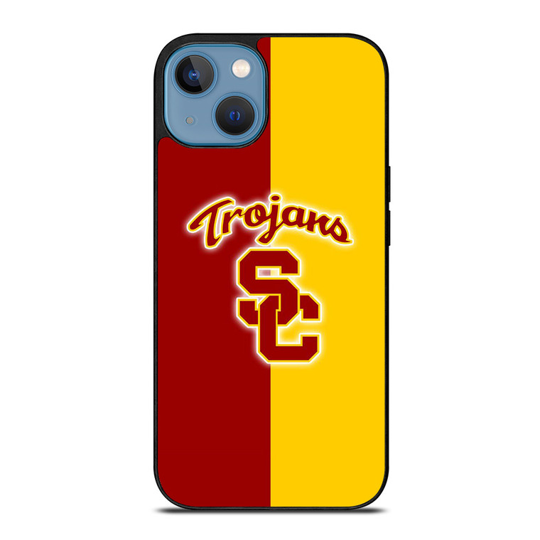 USC TROJANS BASKETBALL UNIVERSITY LOGO iPhone 13 Case Cover