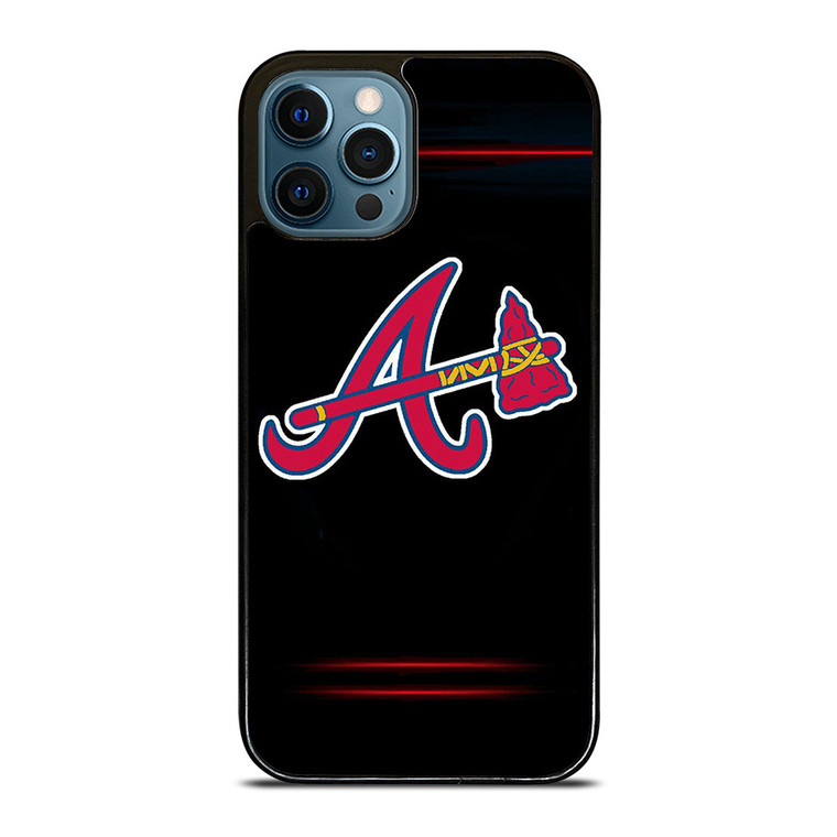ATLANTA BRAVES ICON BASEBALL TEAM iPhone 12 Pro Max Case Cover
