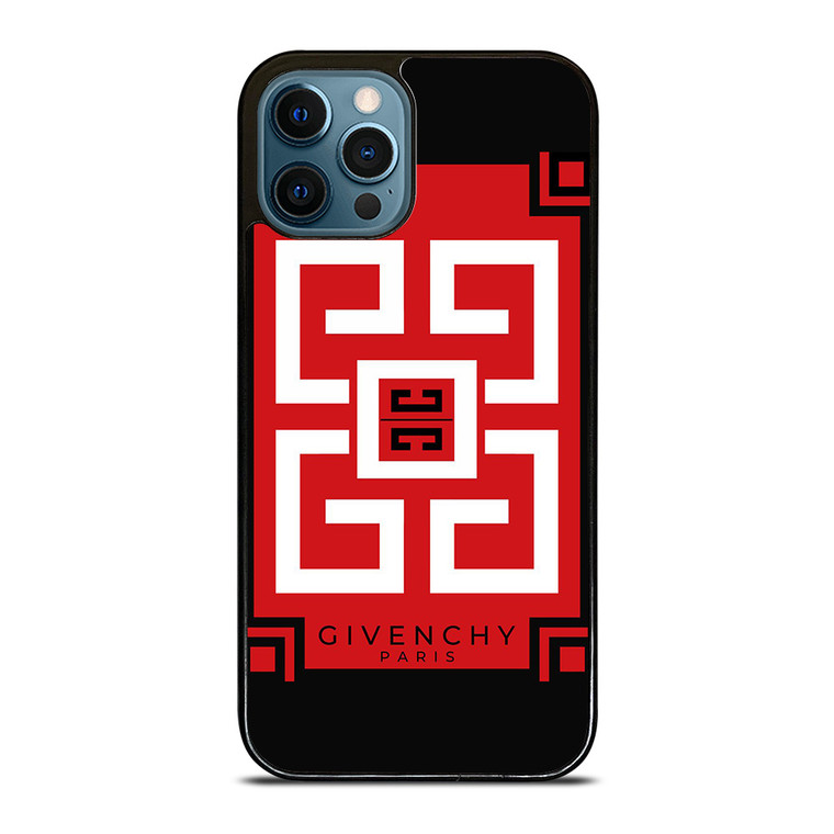 GIVENCHY PARIS RED LOGO iPhone 12 Pro Max Case Cover