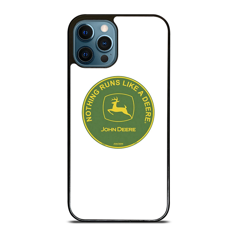 JOHN DEERE TRACTOR LOGO RUNS LIKE A DEER iPhone 12 Pro Max Case Cover
