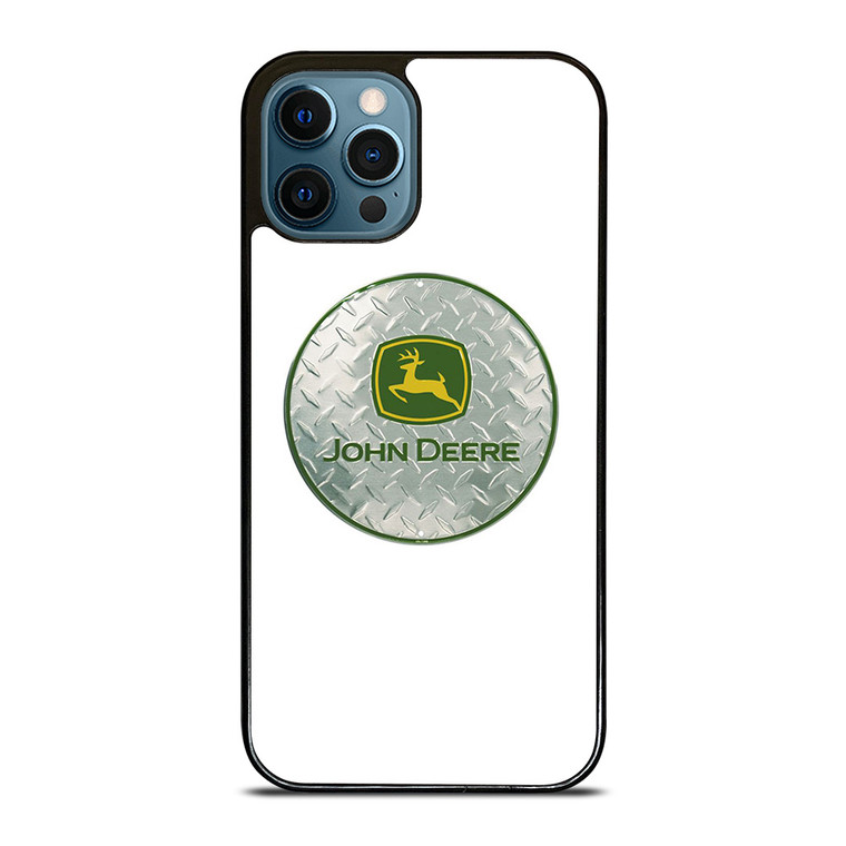 JOHN DEERE TRACTOR METAL LOGO iPhone 12 Pro Max Case Cover