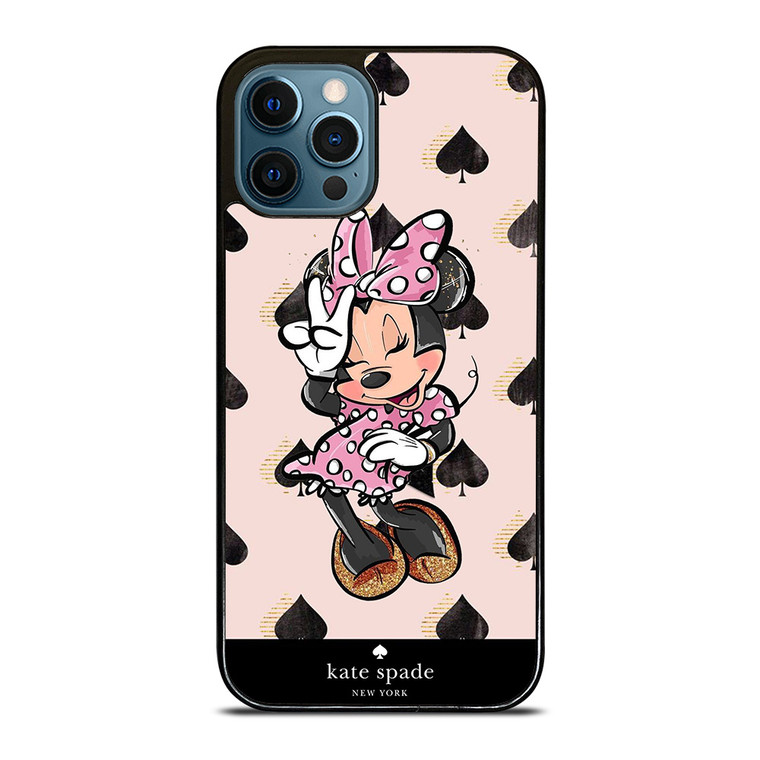 KATE SPADE NEW YORK LOGO MINNIE MOUSE DISNEY iPhone 12 Pro Max Case Cover