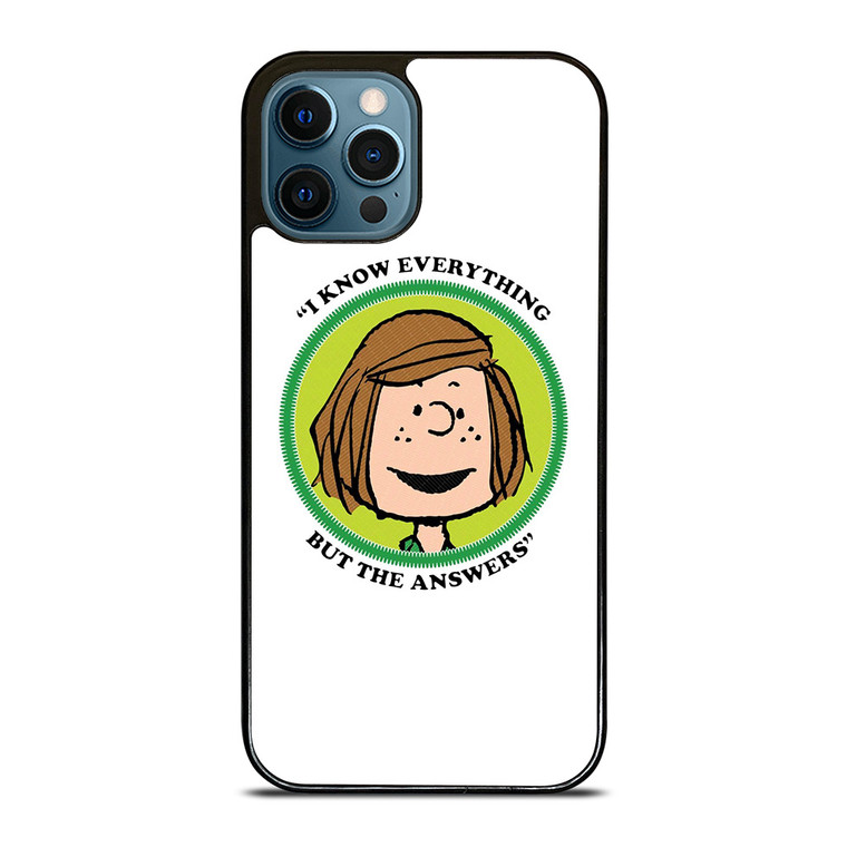 PEPPERMINT PATTY THE PEANUTS iPhone 12 Pro Max Case Cover
