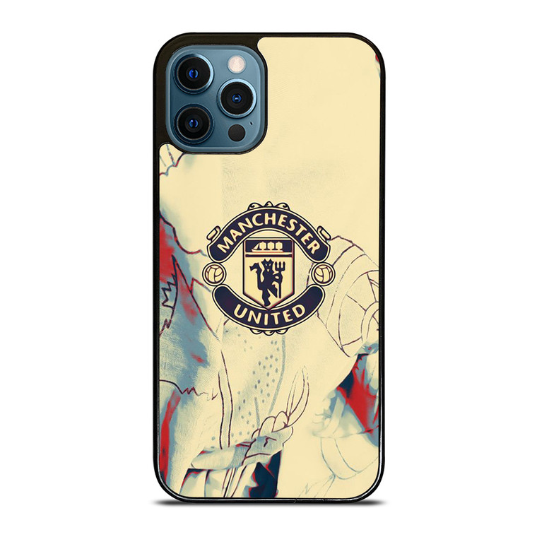 RED DEVILS MANCHESTER UNITED FC LOGO iPhone 12 Pro Max Case Cover