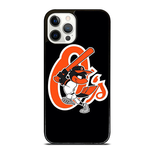 BALTIMORE ORIOLES LOGO BASEBALL TEAM MASCOT iPhone 12 Pro Case Cover