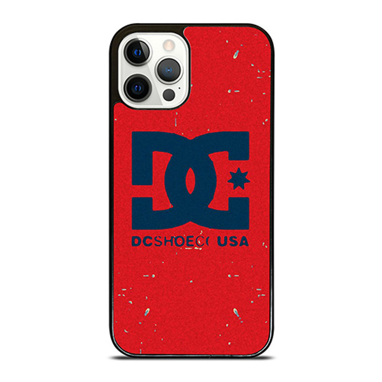 DC SHOE USA LOGO RED iPhone 12 Pro Case Cover DC SHOE USA LOGO RED iPhone 12 Pro Case Cover