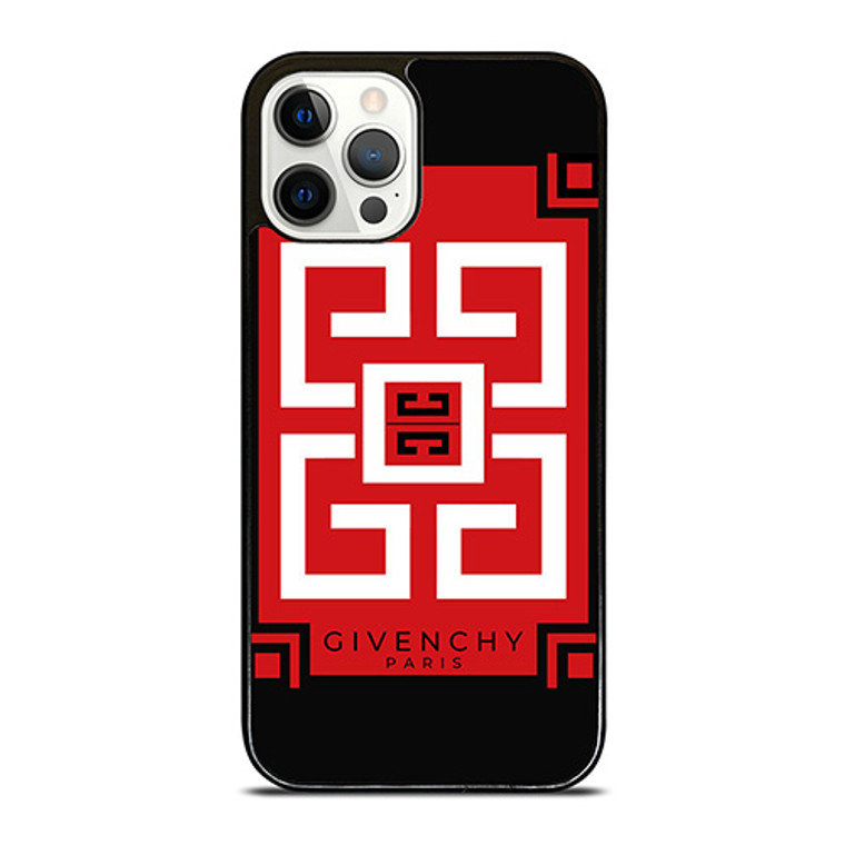 GIVENCHY PARIS RED LOGO iPhone 12 Pro Case Cover