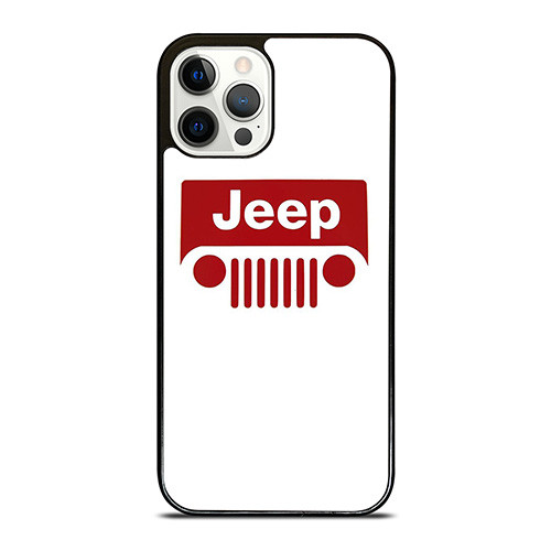 JEEP CAR LOGO RED iPhone 12 Pro Case Cover